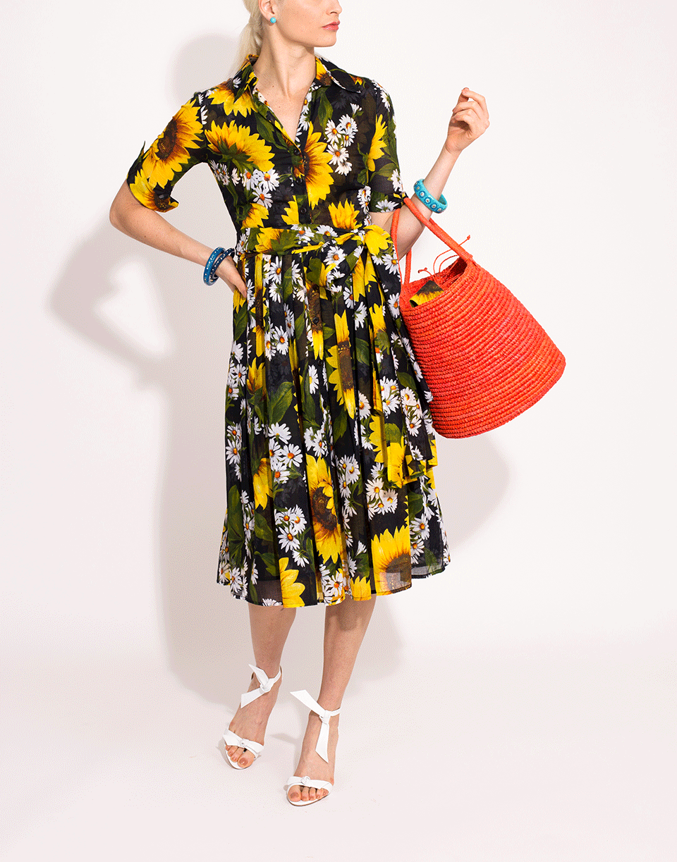 SAMANTHA SUNG-Oceana Sunflower Dress-