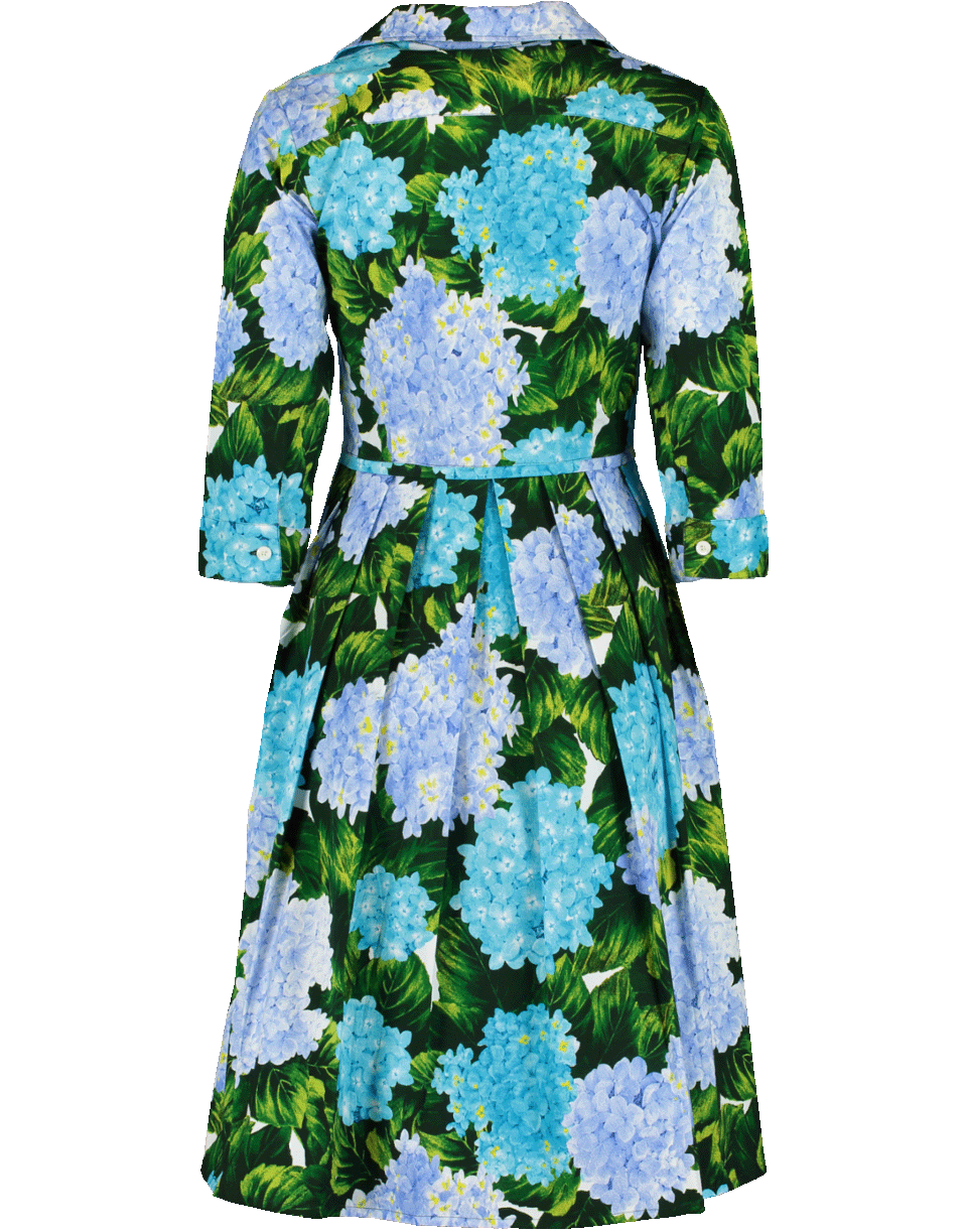 SAMANTHA SUNG-Hydrangea Print Dress-