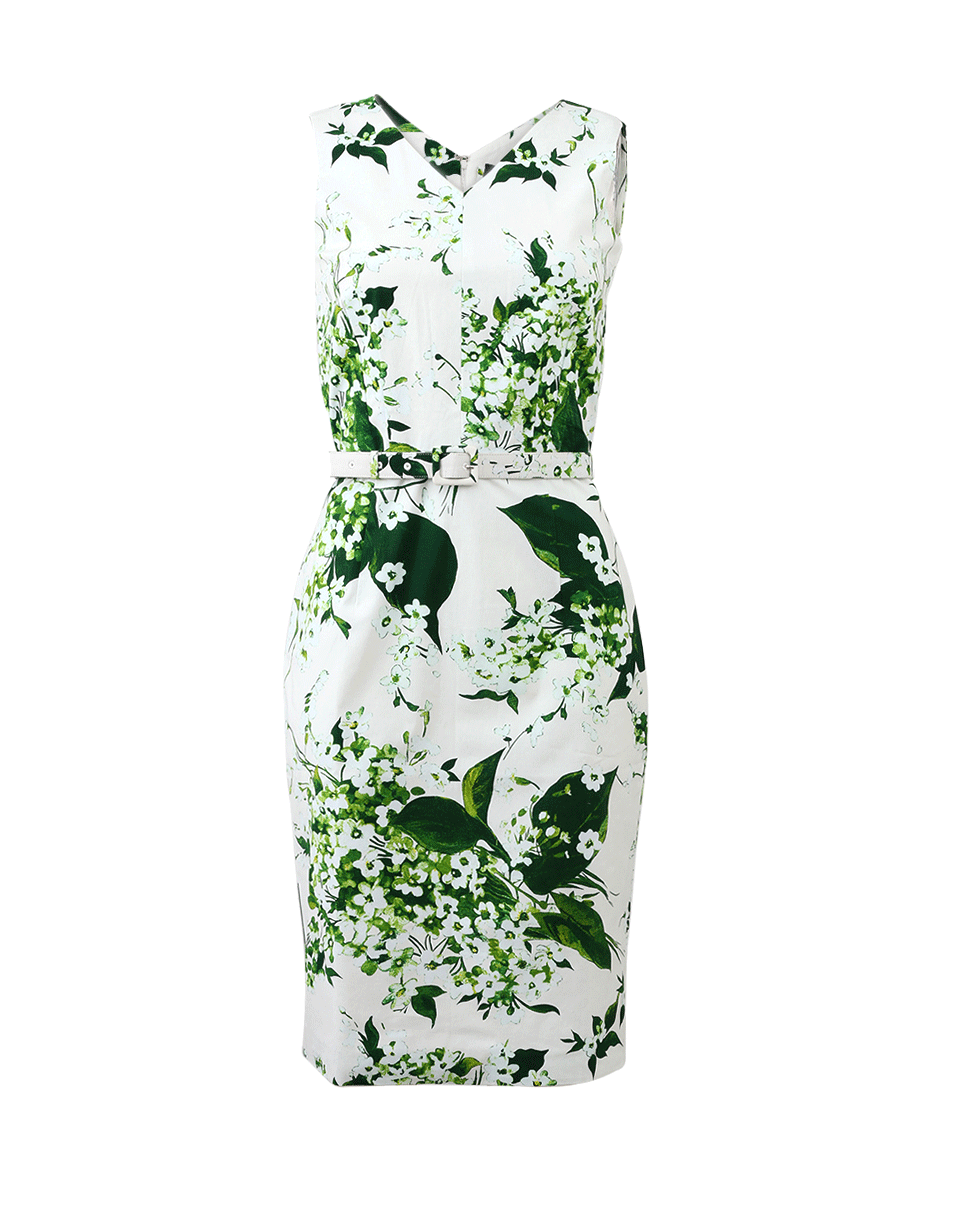 SAMANTHA SUNG-Victoria White Blossoms Dress-