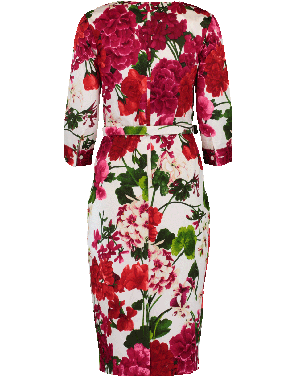 SAMANTHA SUNG-Bougainville Printed Dress-