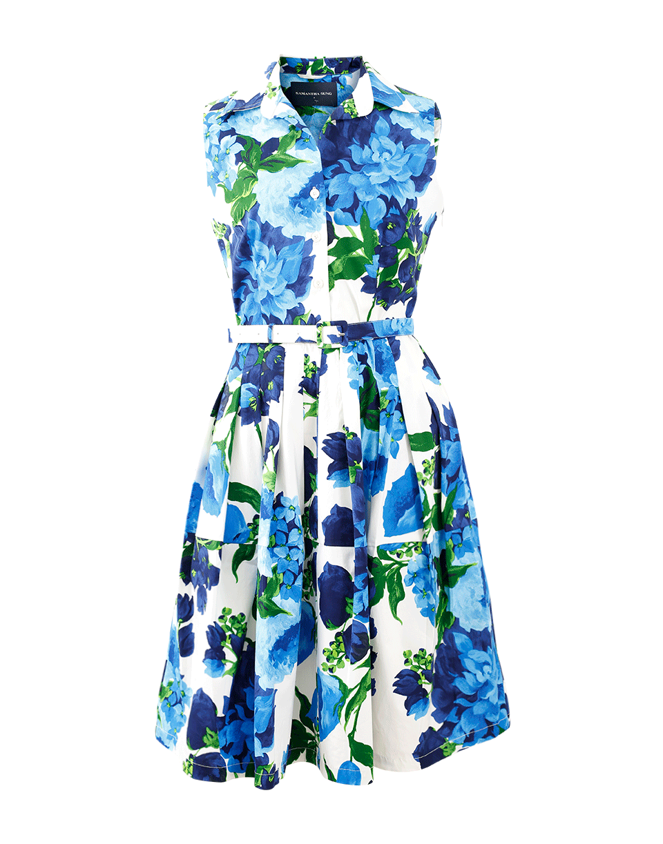 SAMANTHA SUNG-Claire Geranium Dress-