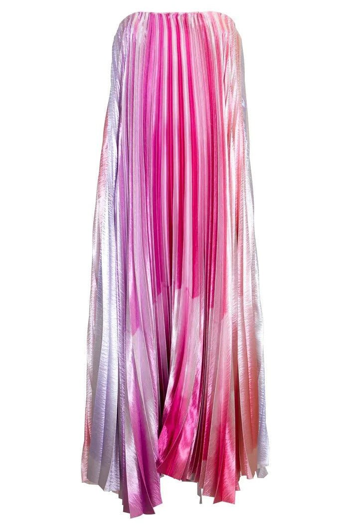 SARA BATTAGLIA-Plisse Dress-