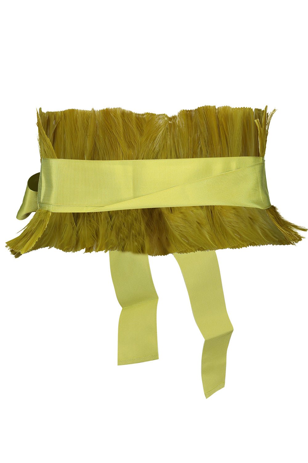 SARA ROKA-Ribbon Belt - Lime-