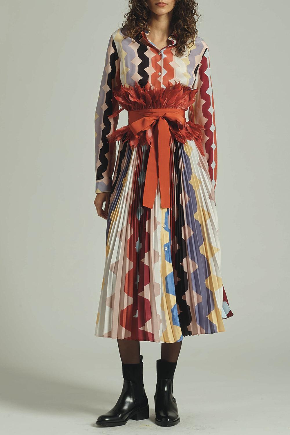 Ribbon Belt - Light Brick-LTBRICK-S-ACCESSORIEBELTS-SARA ROKA