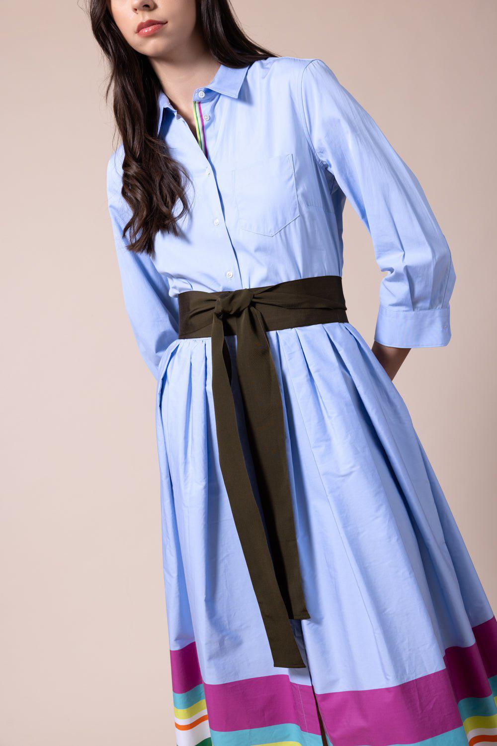 SARA ROKA-GG Ribbon Belt - Military-