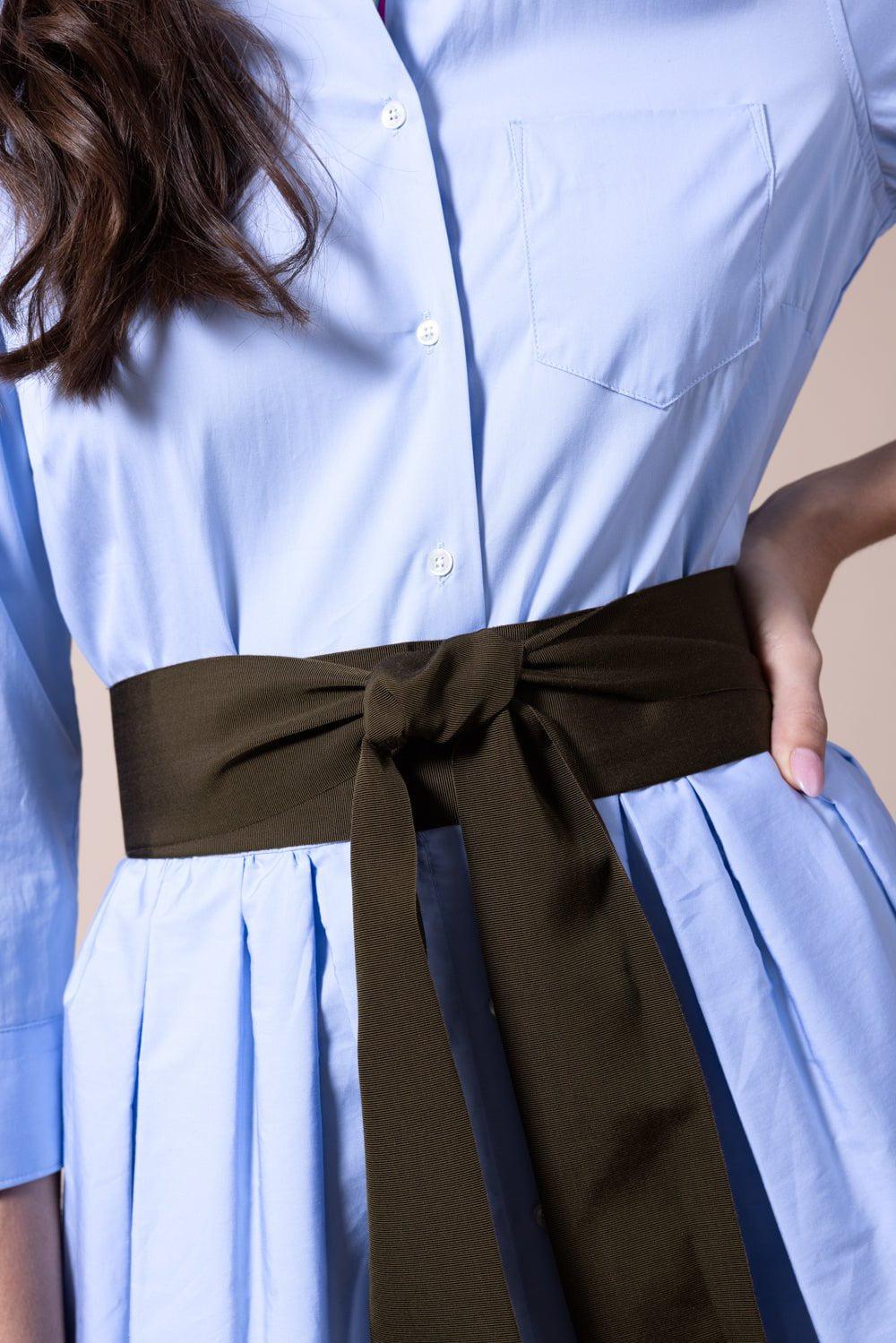 SARA ROKA-GG Ribbon Belt - Military-