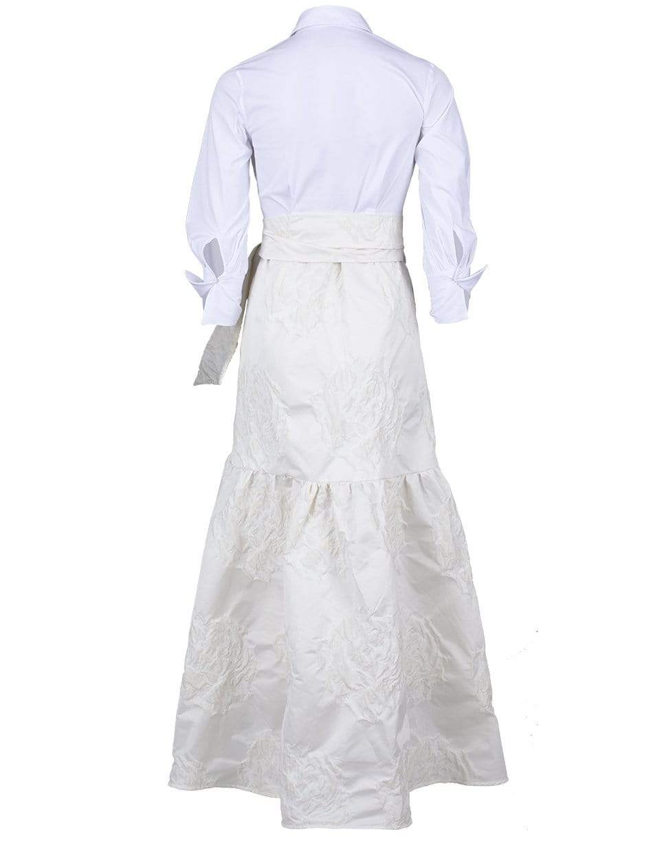 SARA ROKA-Madlyn Jacquard Skirt Dress-
