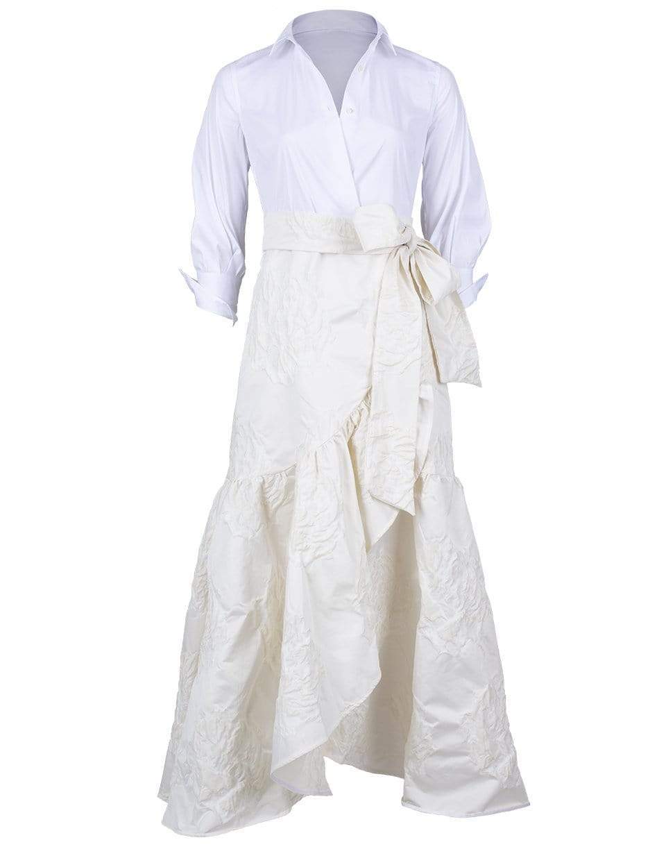 SARA ROKA-Madlyn Jacquard Skirt Dress-