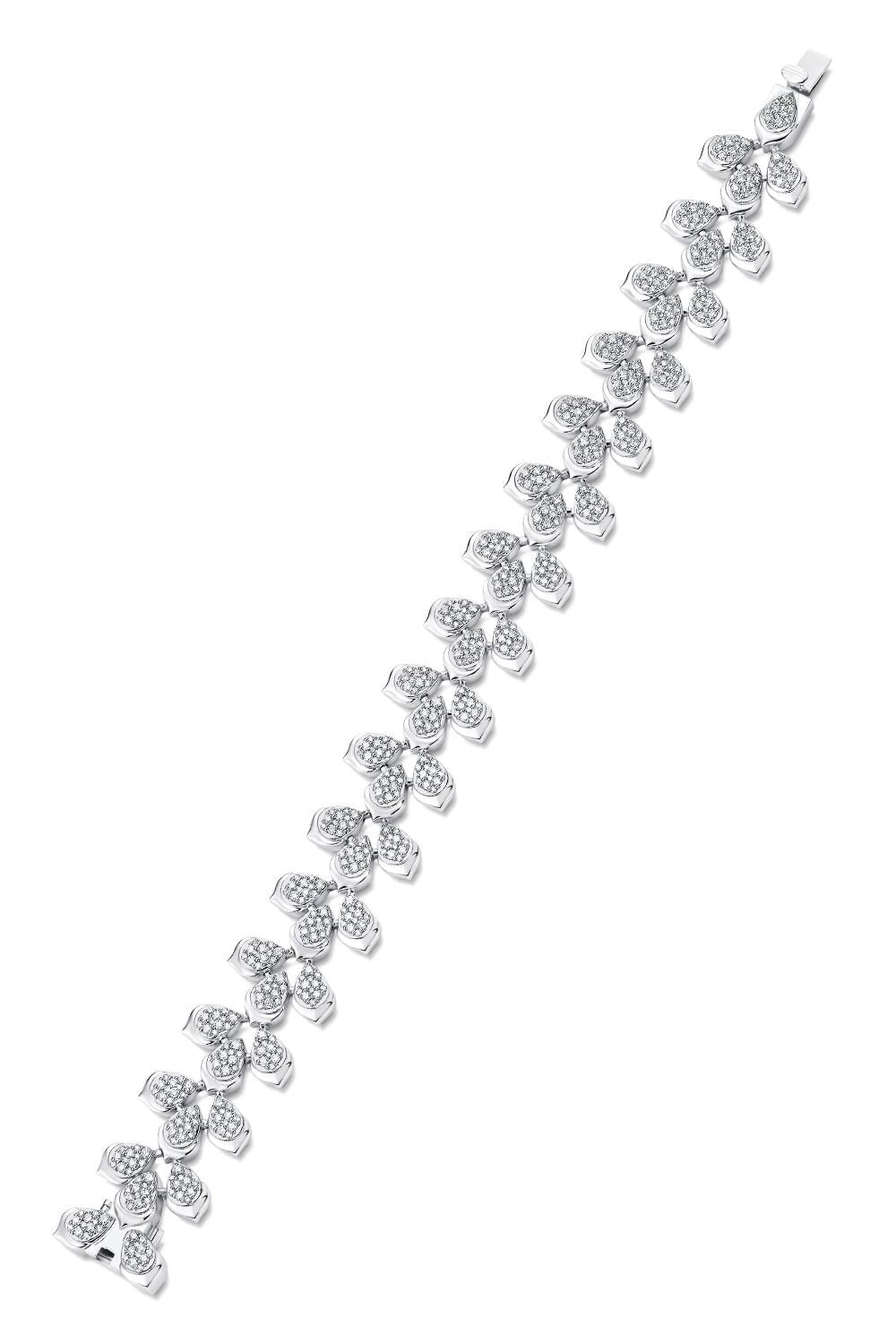 SARA WEINSTOCK-Lierre Triple Bracelet-WHITE GOLD