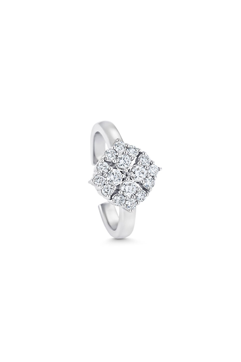 SARA WEINSTOCK-Flora Ear Cuff-WHITE GOLD