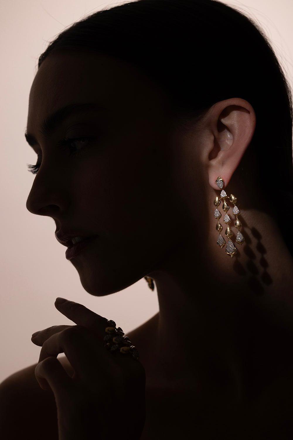 SARA WEINSTOCK-Lierre Pear Drop Earrings-YELLOW GOLD
