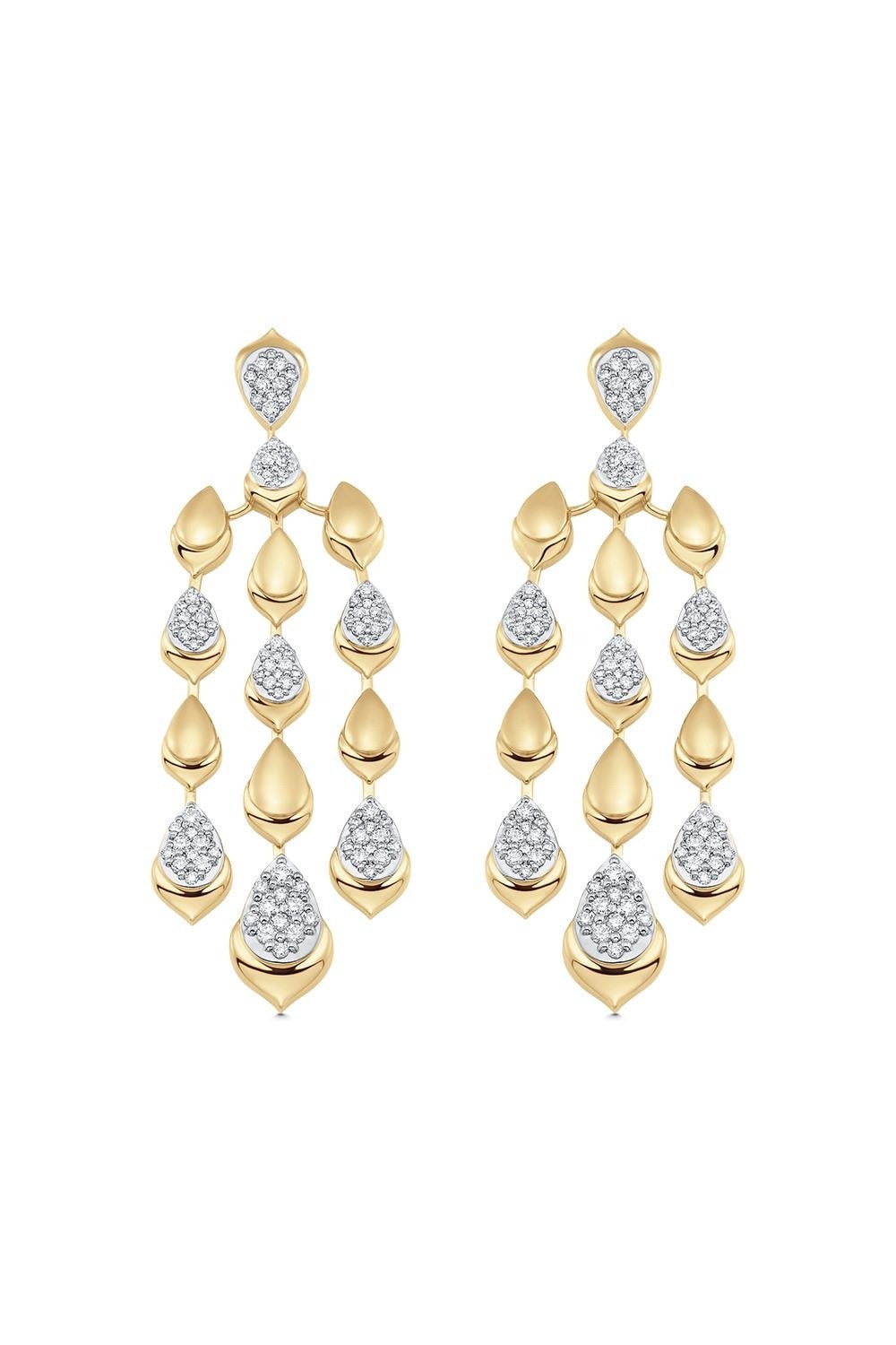 SARA WEINSTOCK-Lierre Pear Drop Earrings-YELLOW GOLD