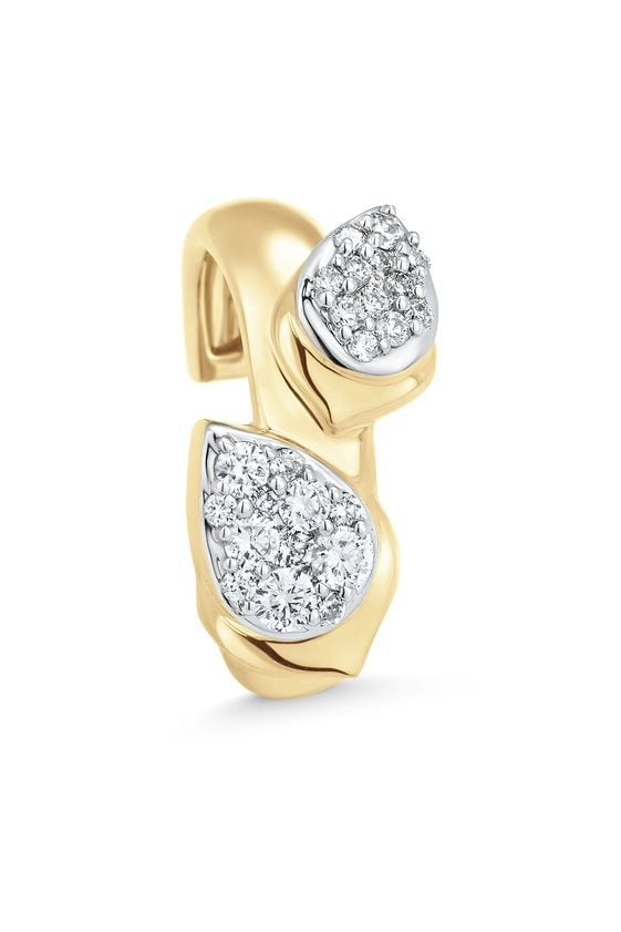SARA WEINSTOCK-Lierre Thick Ear Cuff-YELLOW GOLD