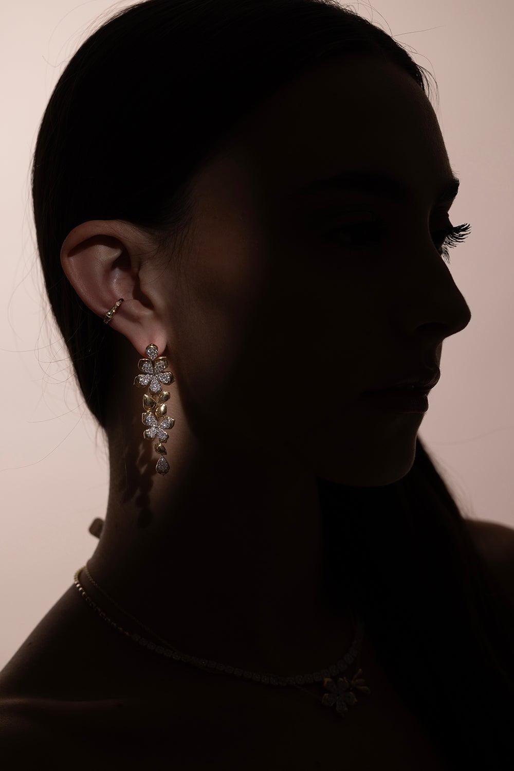 SARA WEINSTOCK-Lucia Partial Ear Cuff-YELLOW GOLD