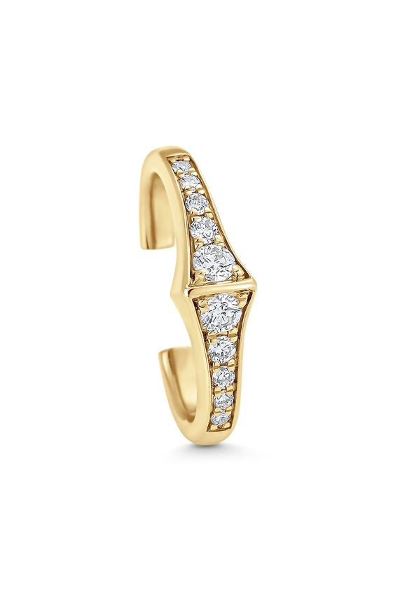 SARA WEINSTOCK-Lucia Partial Ear Cuff-YELLOW GOLD