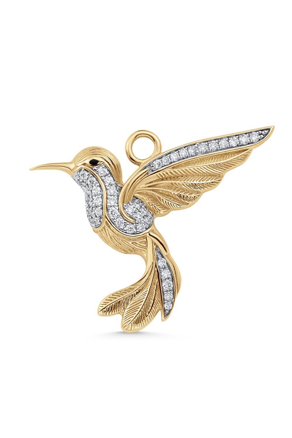 Petite Hummingbird Charm-YELLOW GOLD-JEWELRYFINE JEWELPENDANT-SARA WEINSTOCK