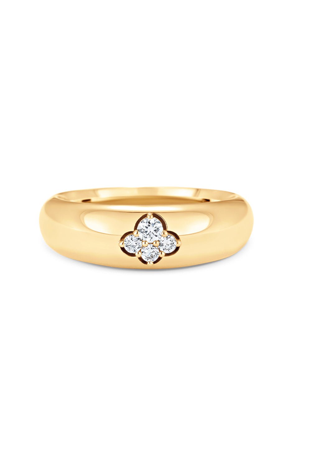 SARA WEINSTOCK-Dujour Four Cluster Ring-YELLOW GOLD