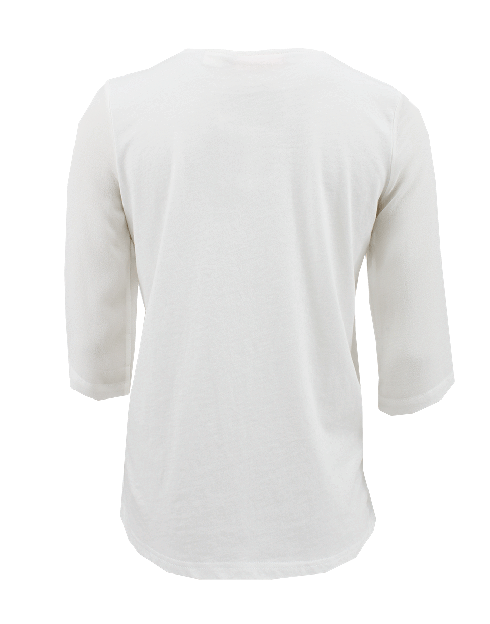 SASS & BIDE-Quarter Sleeve Embellished Tee-