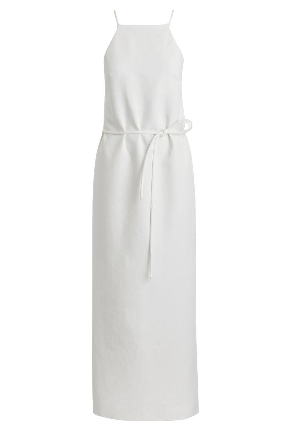 Pencil Soft Dress-WHITE-2-CLOTHINGDRESSCASUAL-SCANLAN THEODORE