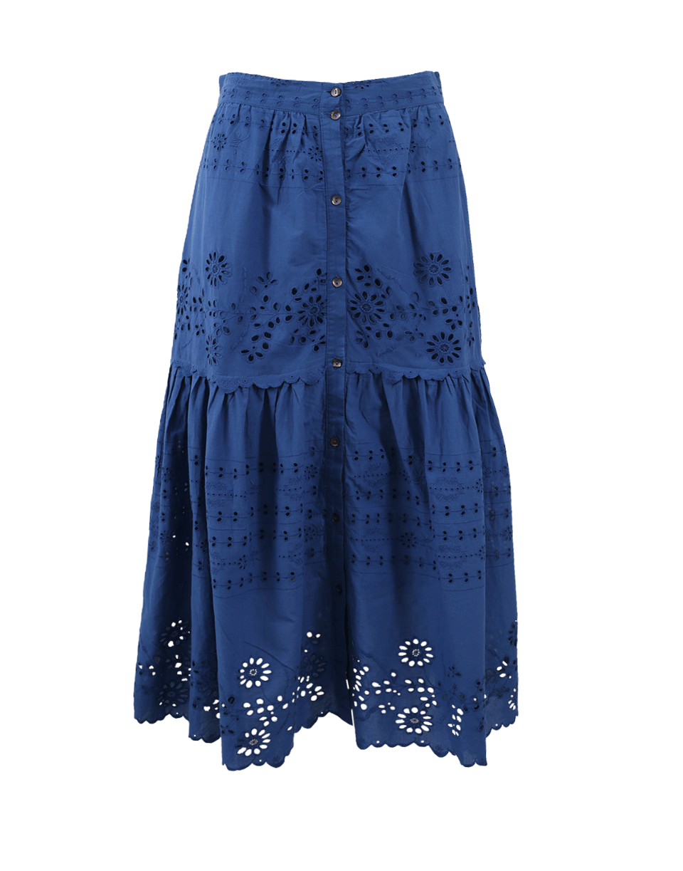 SEA-Soft Eyelet Maxi Skirt-