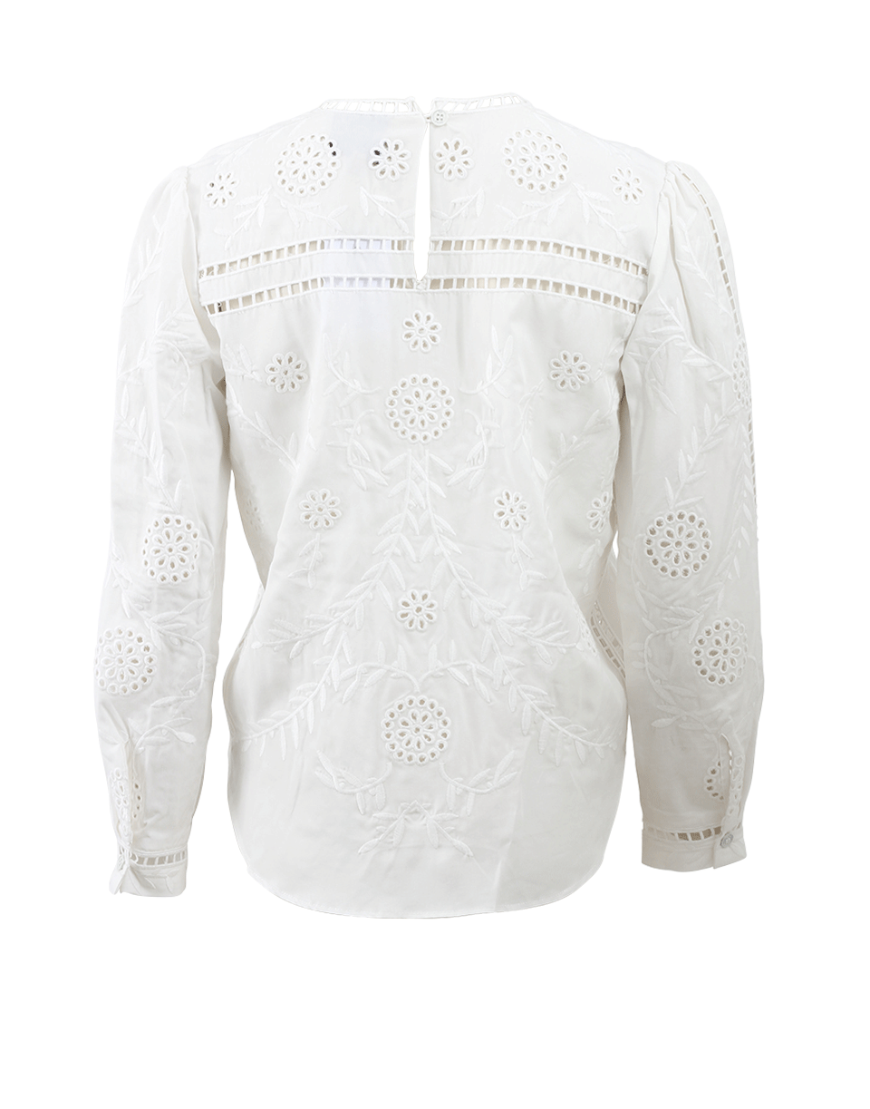 SEA-Embroidered Anglaise Top-
