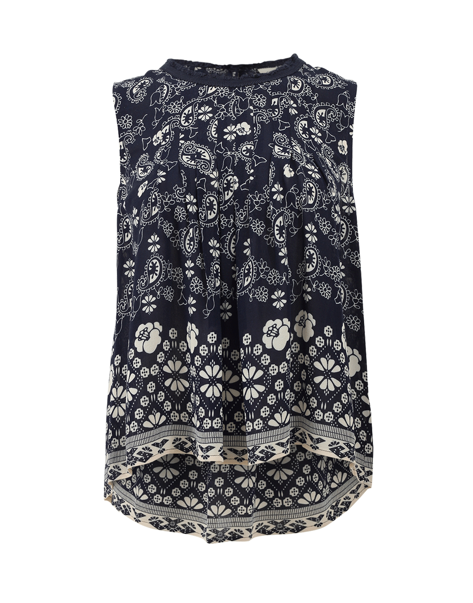 SEA-Pintuck Bandana Tank-