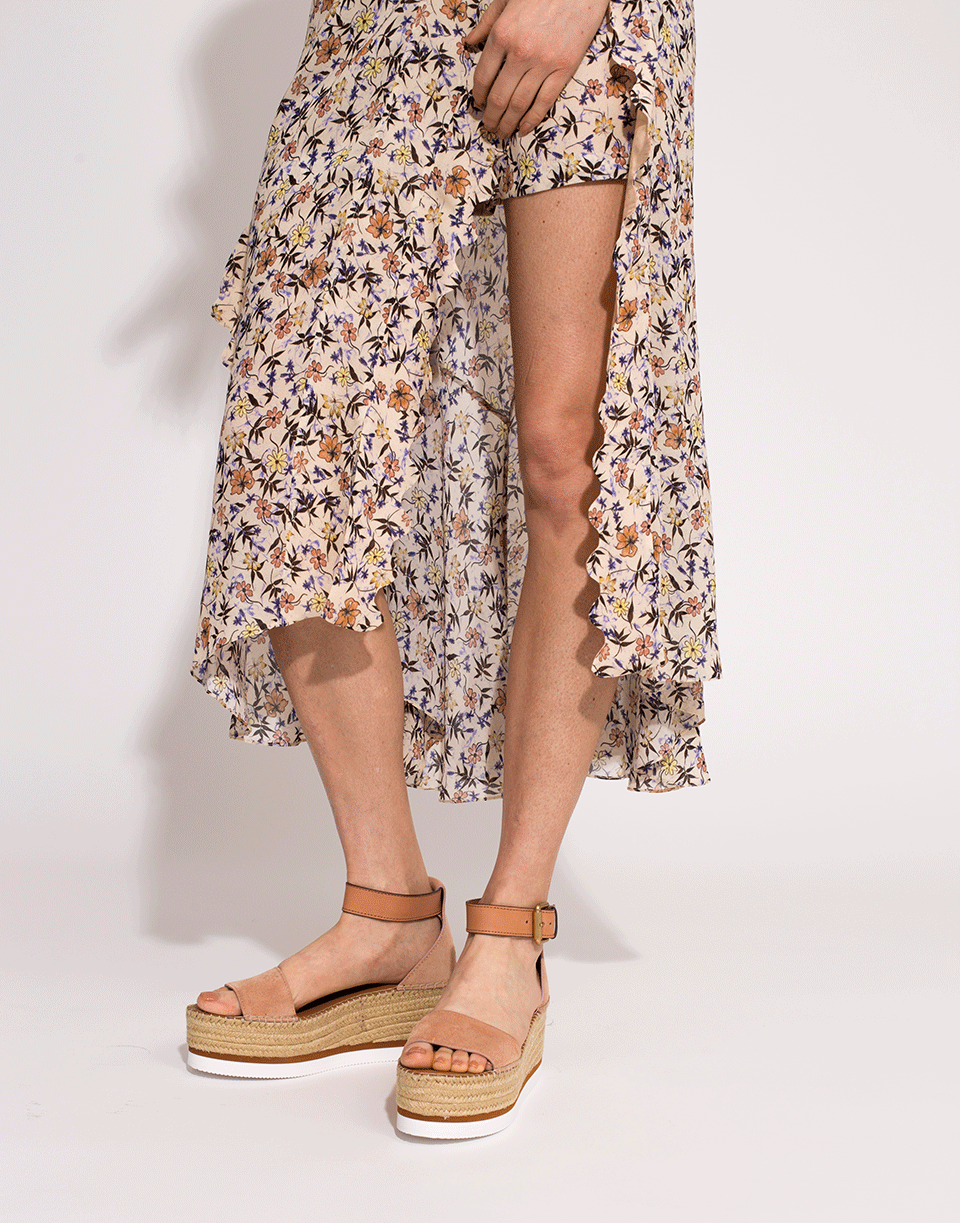 SEE by CHLOE-Glyn Suede Mid Wedge-