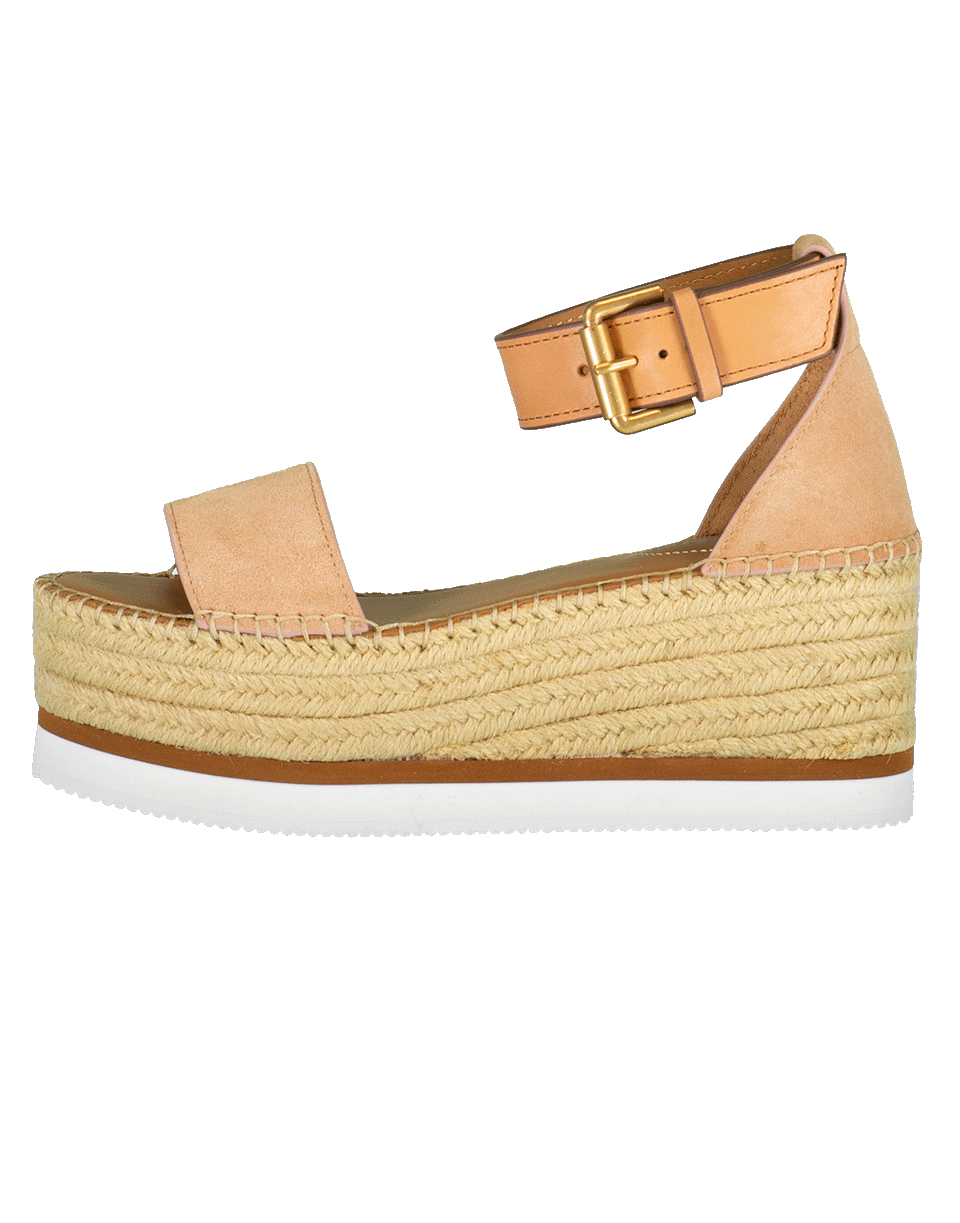 SEE by CHLOE-Glyn Suede Mid Wedge-