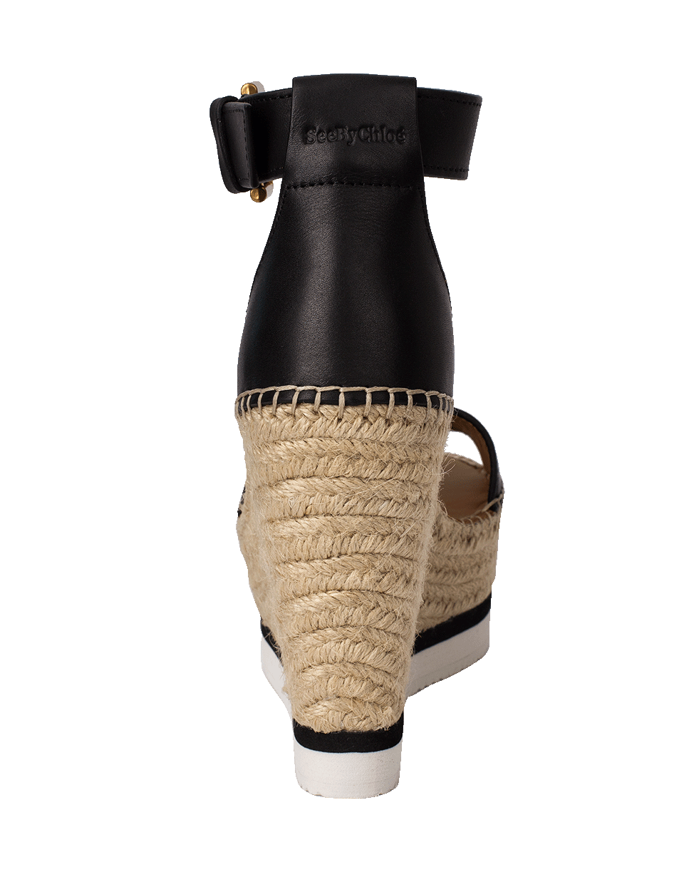 SEE by CHLOE-Glyn Leather Wedge Platform Shoe-