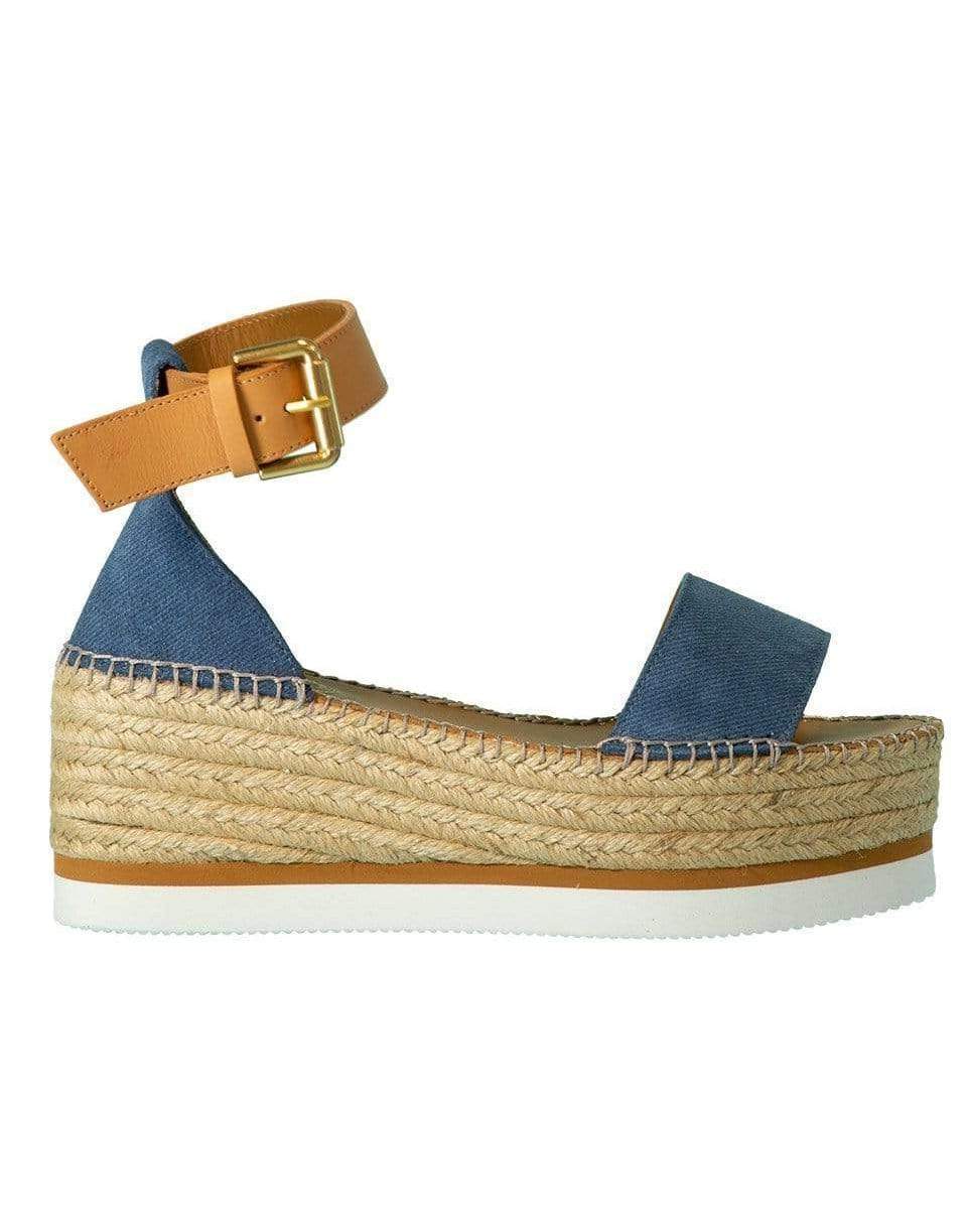 SEE by CHLOE-Jean Strappy Wedge Heel Sandal-