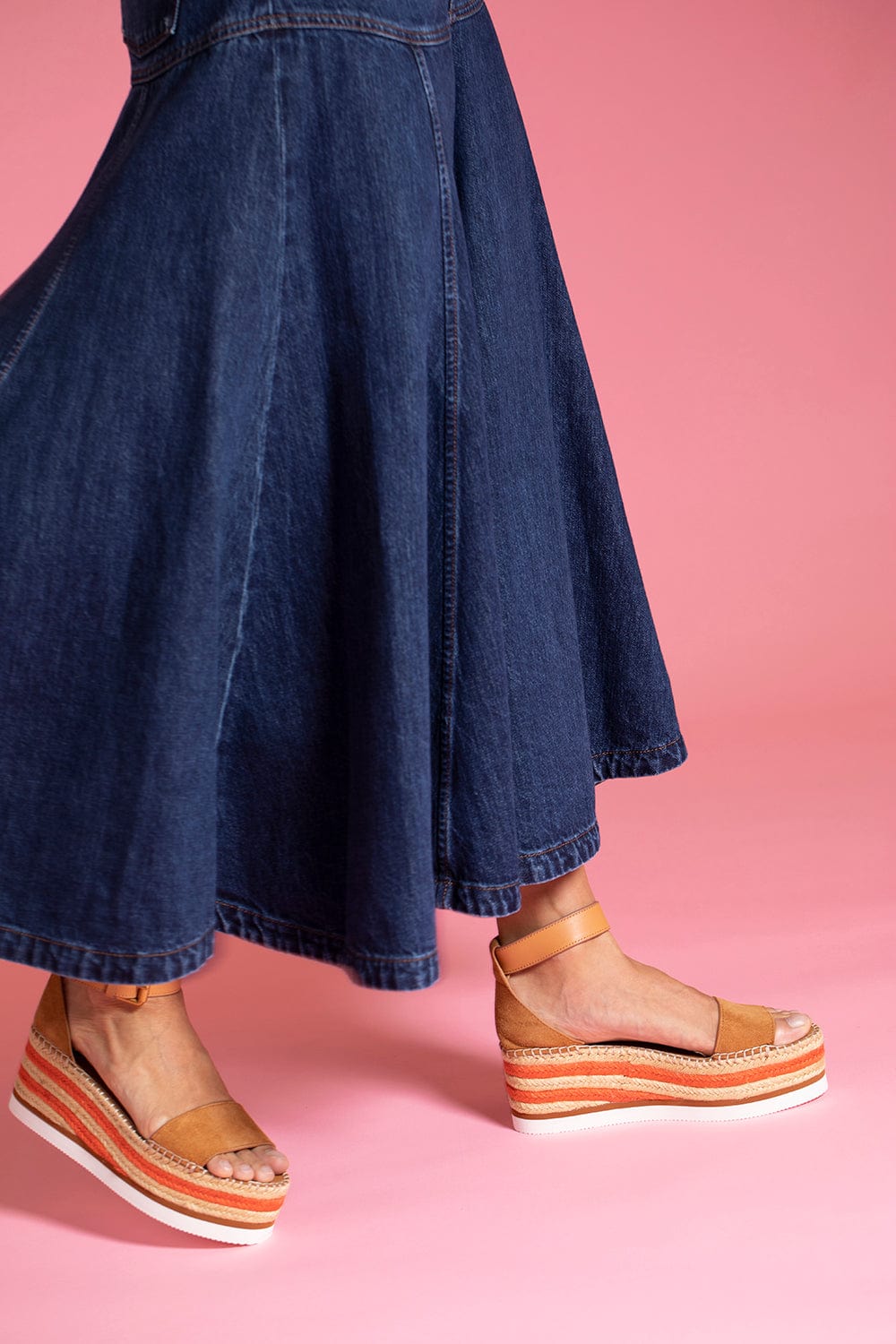 SEE by CHLOE-Glyn Striped Espadrille-