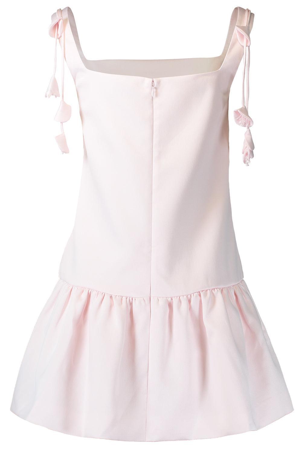  Flower Taffeta Mini Dress-PINK-2-CLOTHINGDRESSCASUAL-SELF-PORTRAIT 