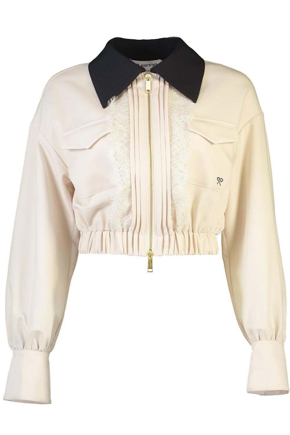 Contrast Collar Jacket-CREAM-2-CLOTHINGJACKETCASUAL-self-portrait