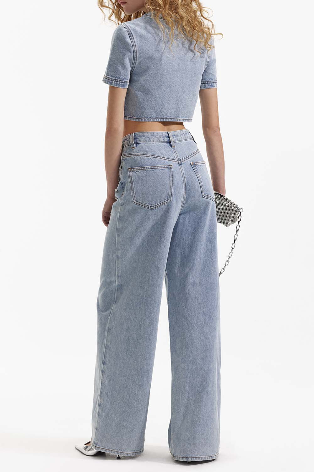 self-portrait-Embellished Jeans-