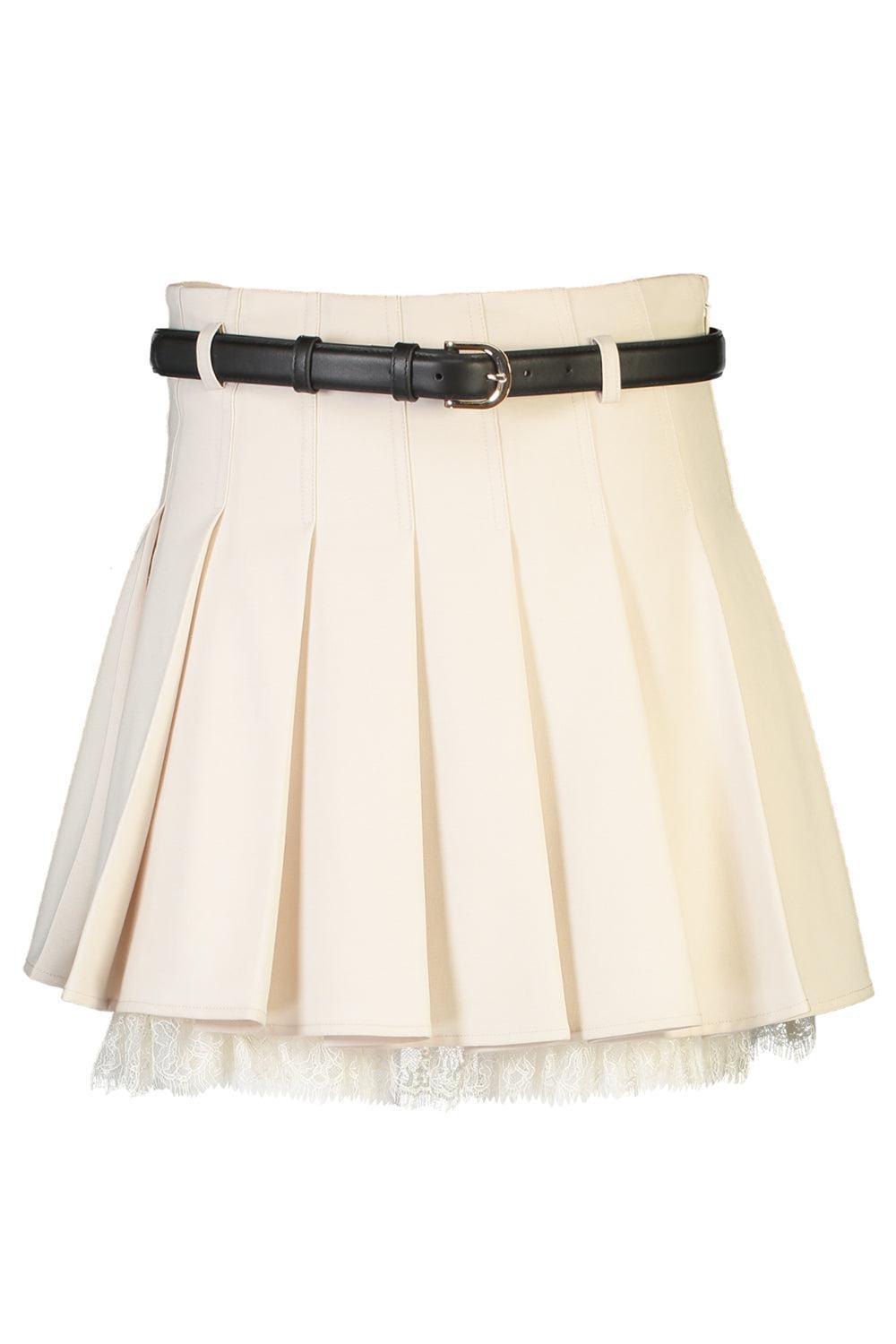 Pleated Mini Skirt