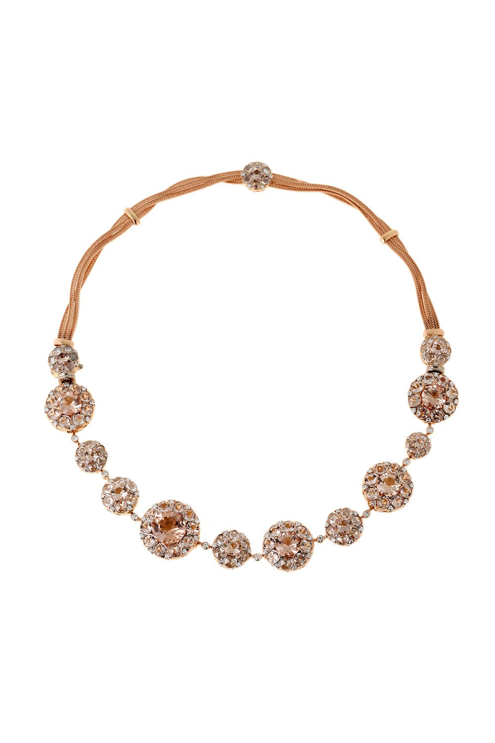 Morganite Diamond Necklace