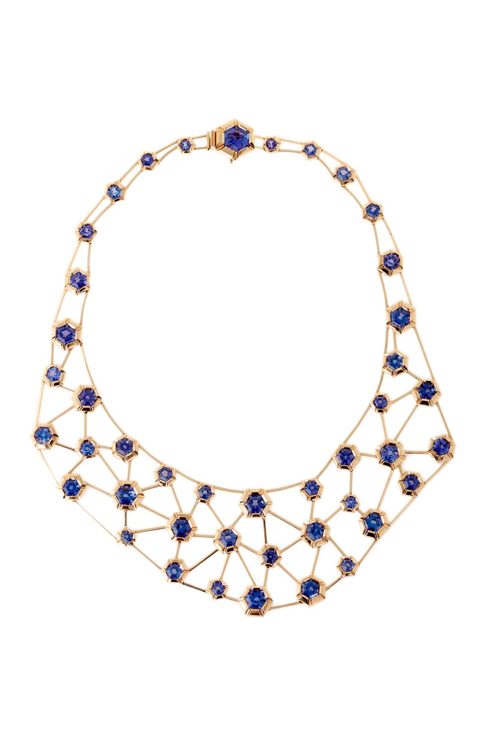 SELIM MOUZANNAR-Tanzanite Necklace-ROSE GOLD