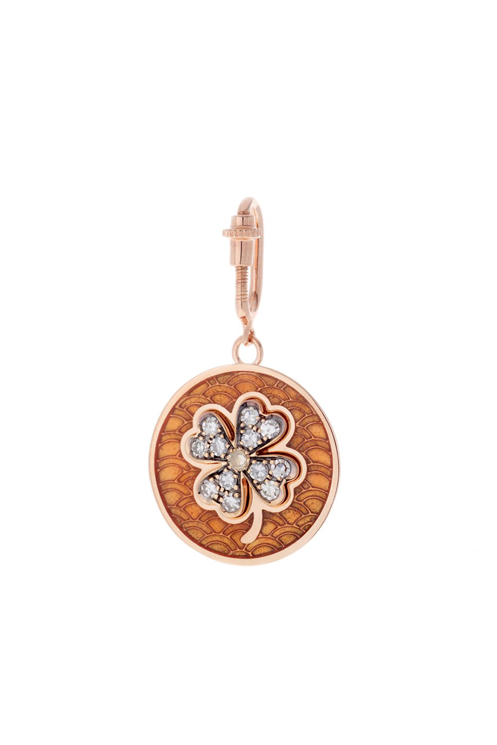 SELIM MOUZANNAR-Kastak Clover Pendant-ROSE GOLD