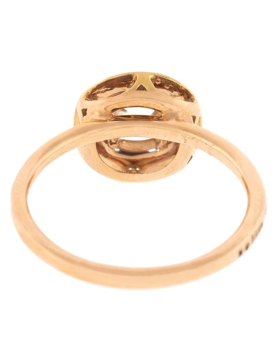 SELIM MOUZANNAR-Lilac Enamel Diamond Ring-ROSE GOLD
