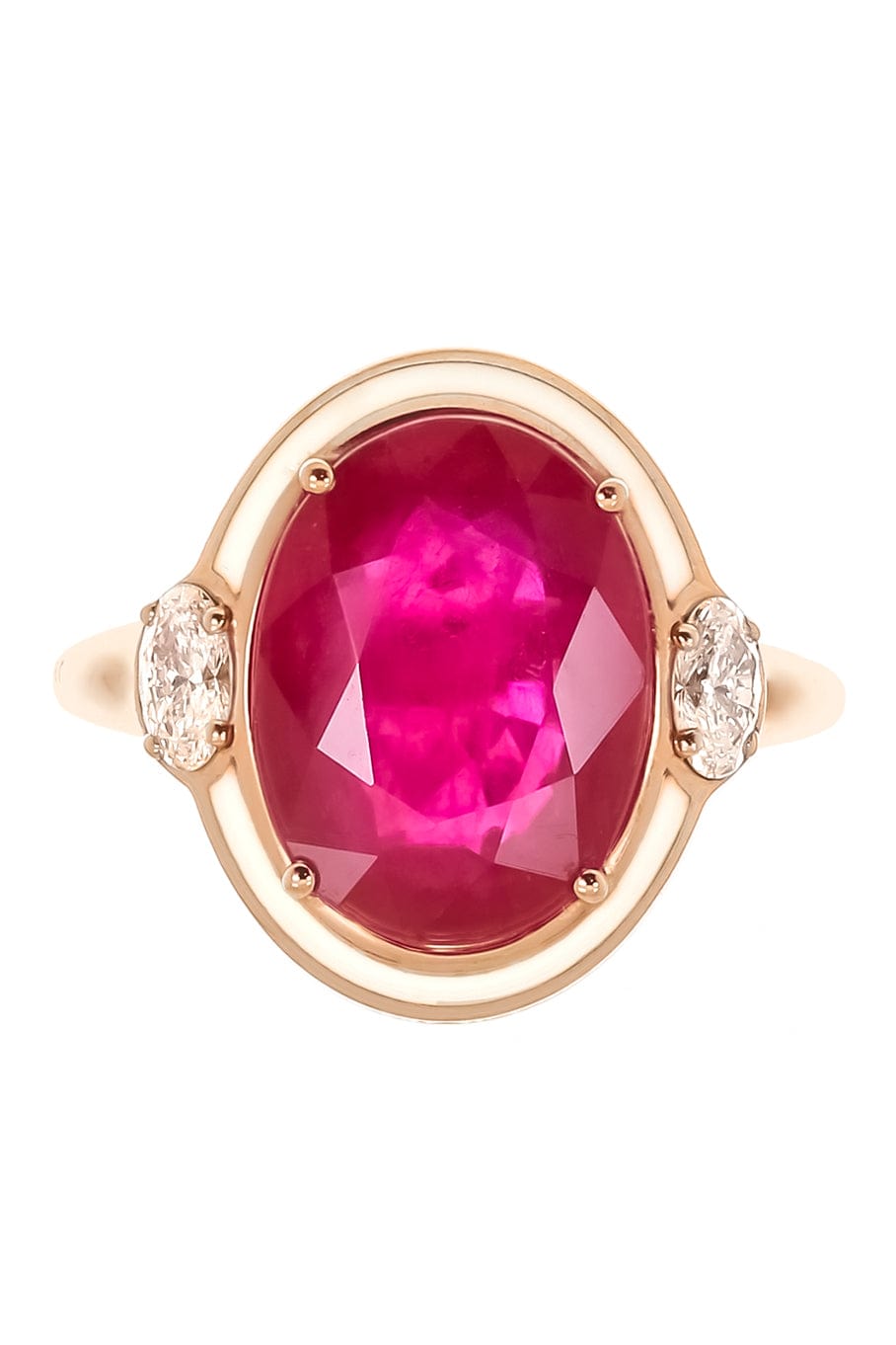 SELIM MOUZANNAR-Ruby Gemma Ring-ROSE GOLD