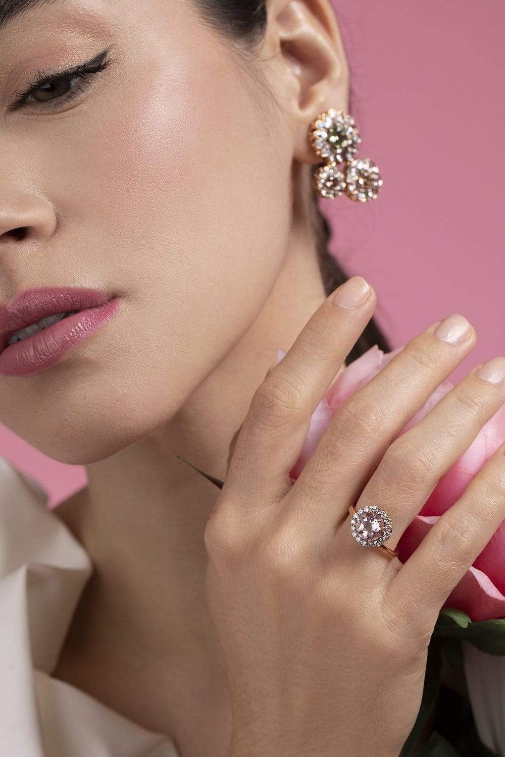 SELIM MOUZANNAR-Beruit Morganite Ring-ROSE GOLD