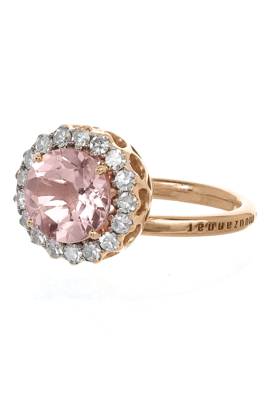 SELIM MOUZANNAR-Beruit Morganite Ring-ROSE GOLD
