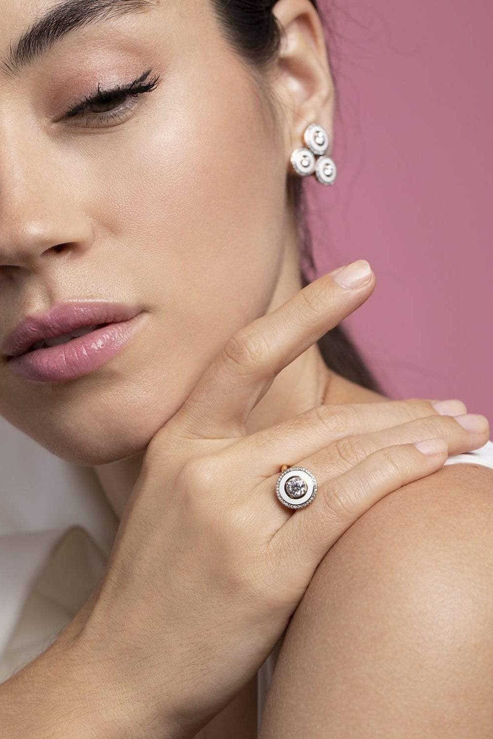 SELIM MOUZANNAR-Diamond Mina Ring-ROSE GOLD