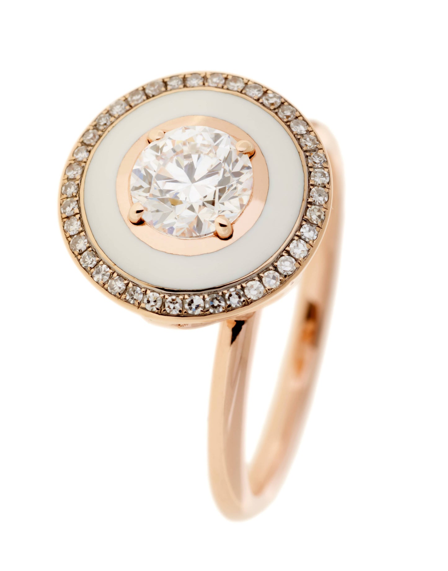 SELIM MOUZANNAR-Diamond Mina Ring-ROSE GOLD
