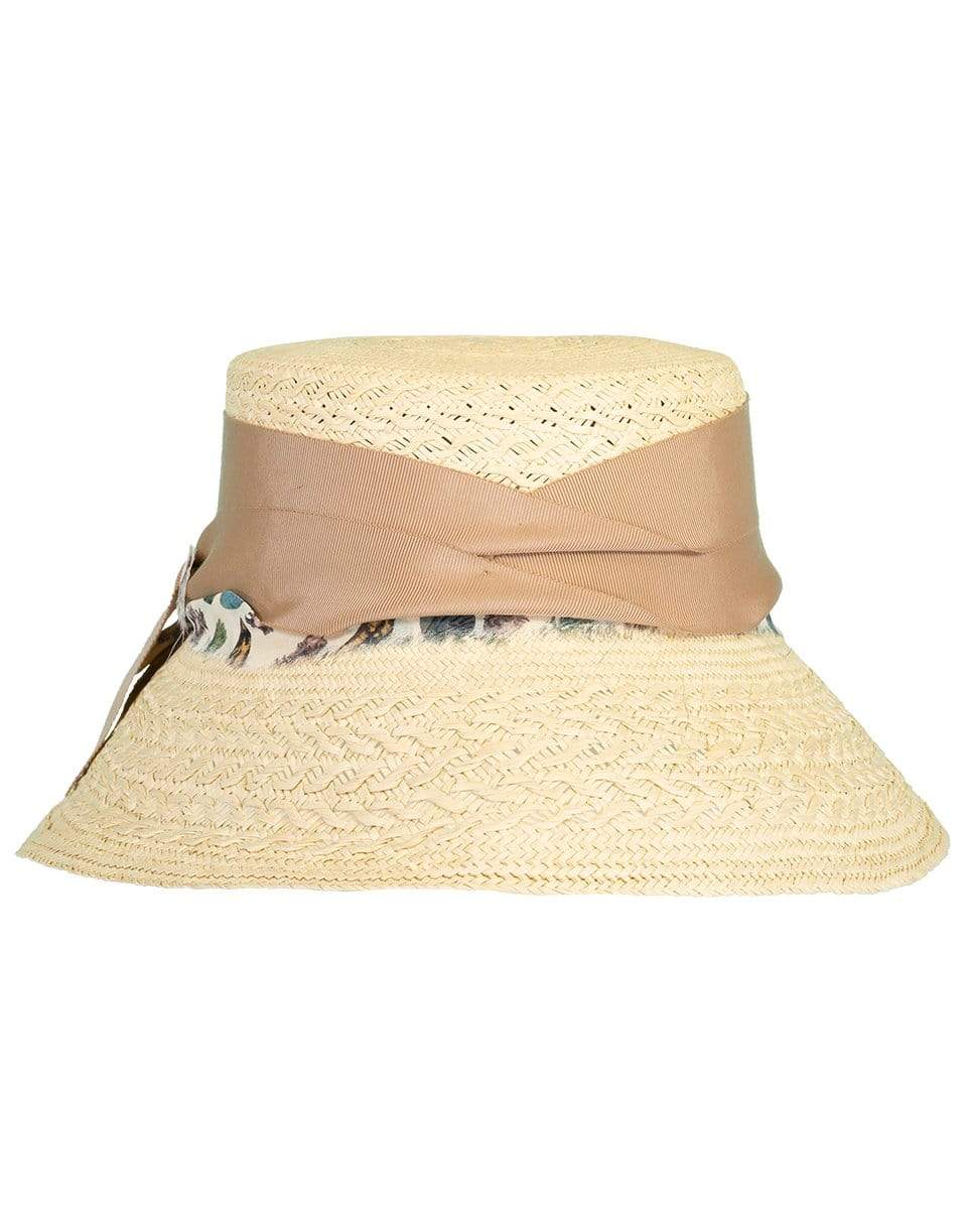 SENSI STUDIO-Frayed Lamp Shade Hat-