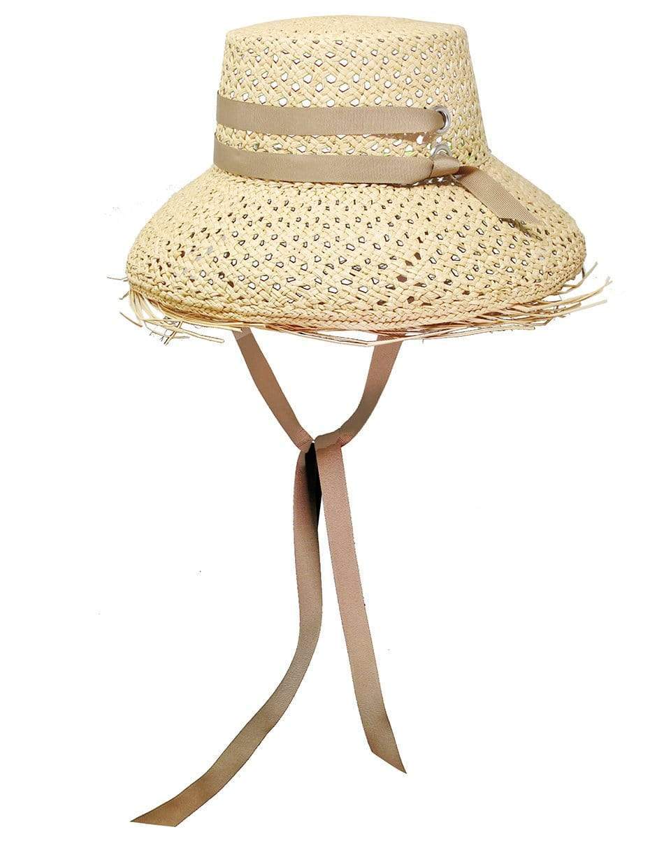 SENSI STUDIO-Lamp Shade Calado Hat-STRW/BEG