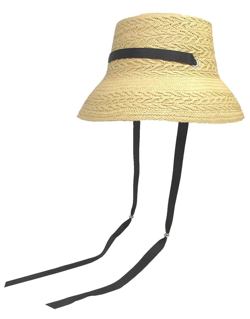 SENSI STUDIO-Lamp Shade Panama Hat-STRW/BLK