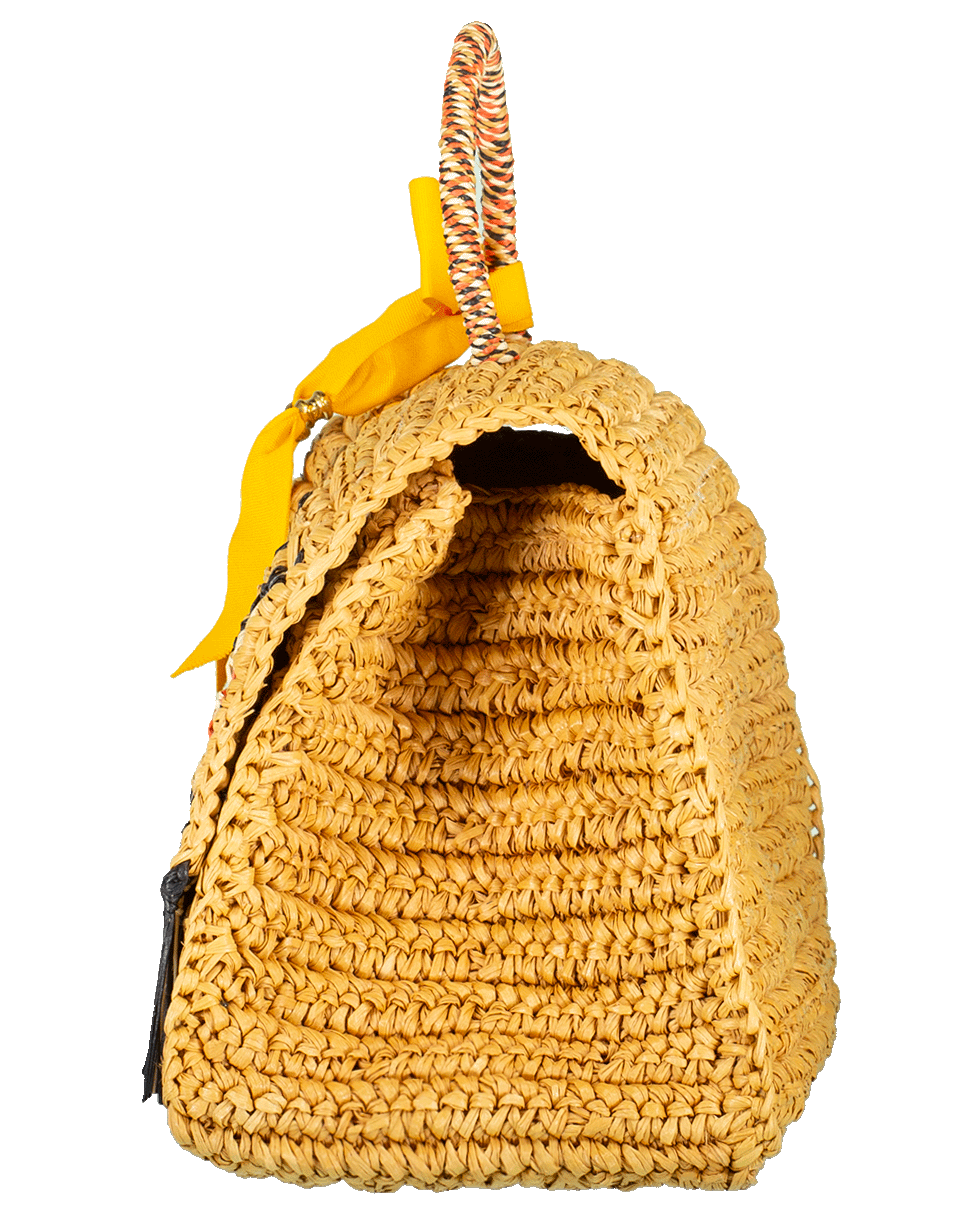 SENSI STUDIO-La Cartera Zig Zag Handbag-OCHRE