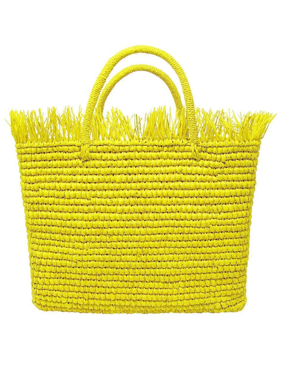 SENSI STUDIO-Canasta Mejicana Baby Handbag-YELLOW