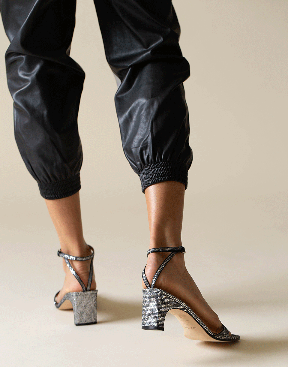 SERGIO ROSSI-Sr1 Crystal Strap Sandal-